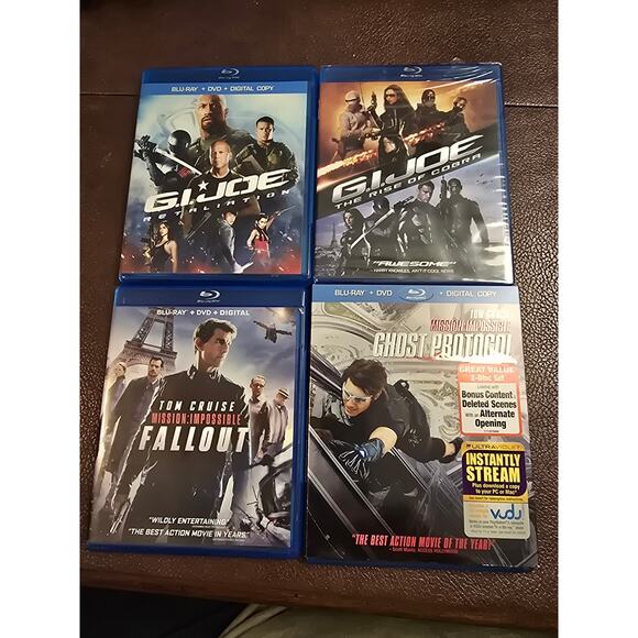 Bundle of 4 Blue Rays Titles in Description - Picture 1 of 5